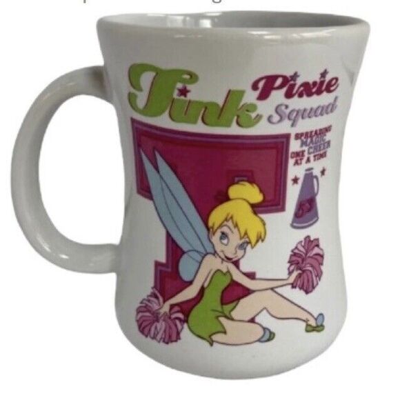 TINK Pixie Squad Mug Disney Tinkerbell Pink Green Purple 12 oz - Picture 1 of 7